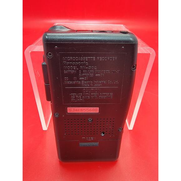 Panasonic RN-302 Black VAS Handheld Microcassette Voice Recorder Tested - Picture 2 of 6